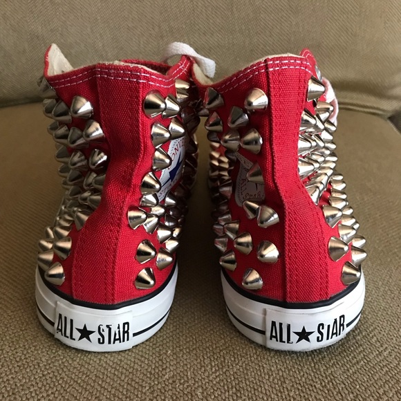 Chuck Taylor® All Star® Studded High Top Sneaker - Picture 7 of 8